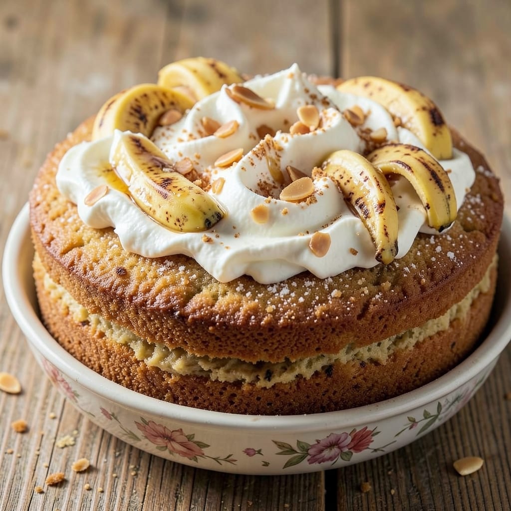 Banana Almond Cake Recipe: Nutty Crunch and Moist Layers in One Bite