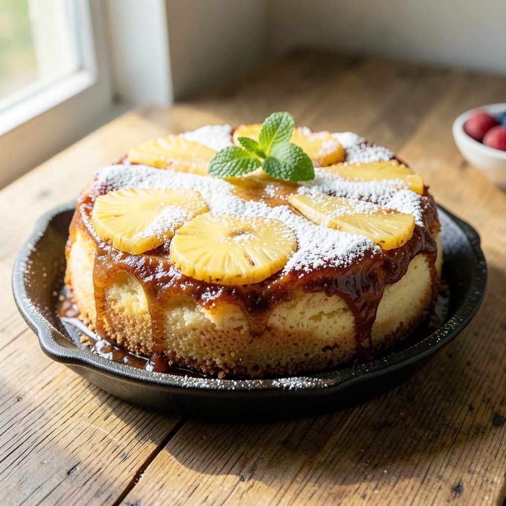 Award-Winning Pineapple Upside-Down Cake Recipe: Caramelized Fruit Crown Over Moist Vanilla Layers