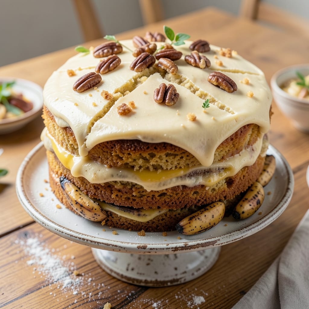 Banana Cake Recipe With Self Rising Flour: One-Bowl Wonder With Golden Streusel Crown