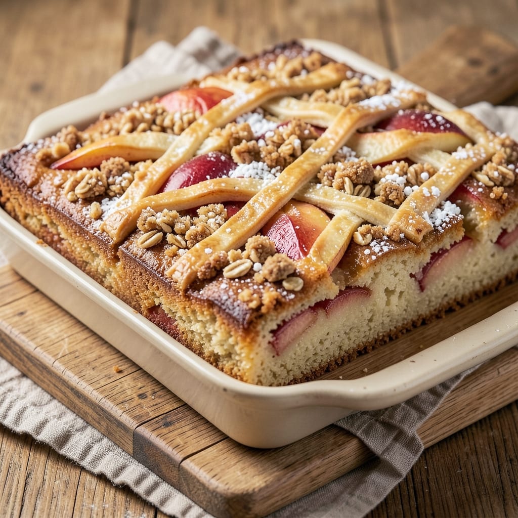 Apple Buttermilk Coffee Cake Recipe: Spiced Apple Streusel with Moist Buttermilk Core