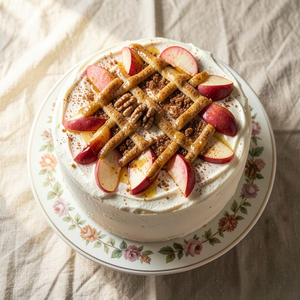 Apple Cinnamon White Cake Recipe: Warm Spice and Buttery Streusel Crown Magic