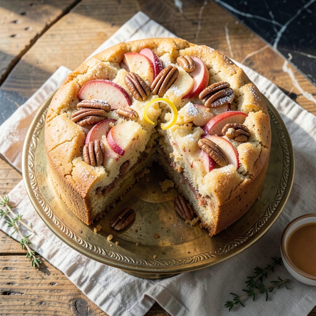 Apple Pecan Spice Cake Recipe: Warm Nutty Crunch With Moist Apple Layers