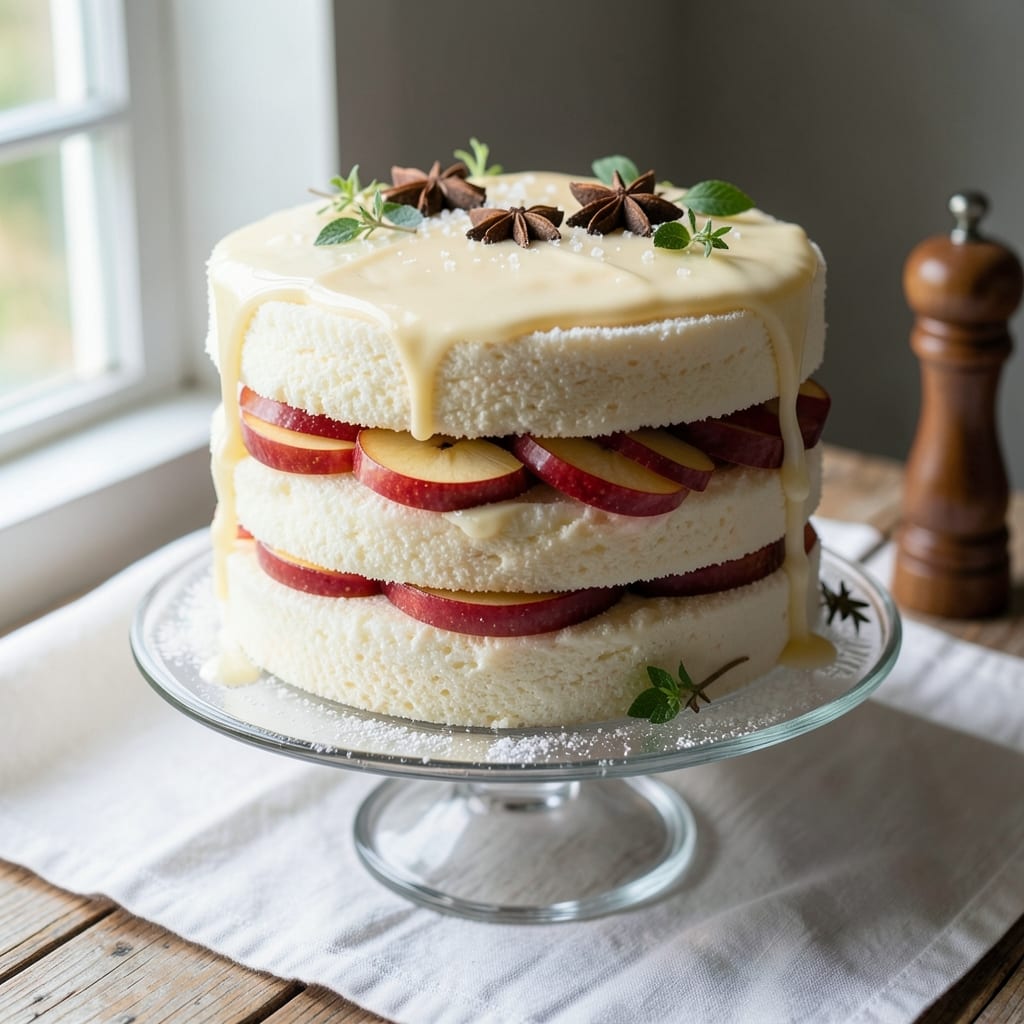 Apple Angel Food Cake Recipe: Fluffy Clouds With Vanilla Bean Whip Magic