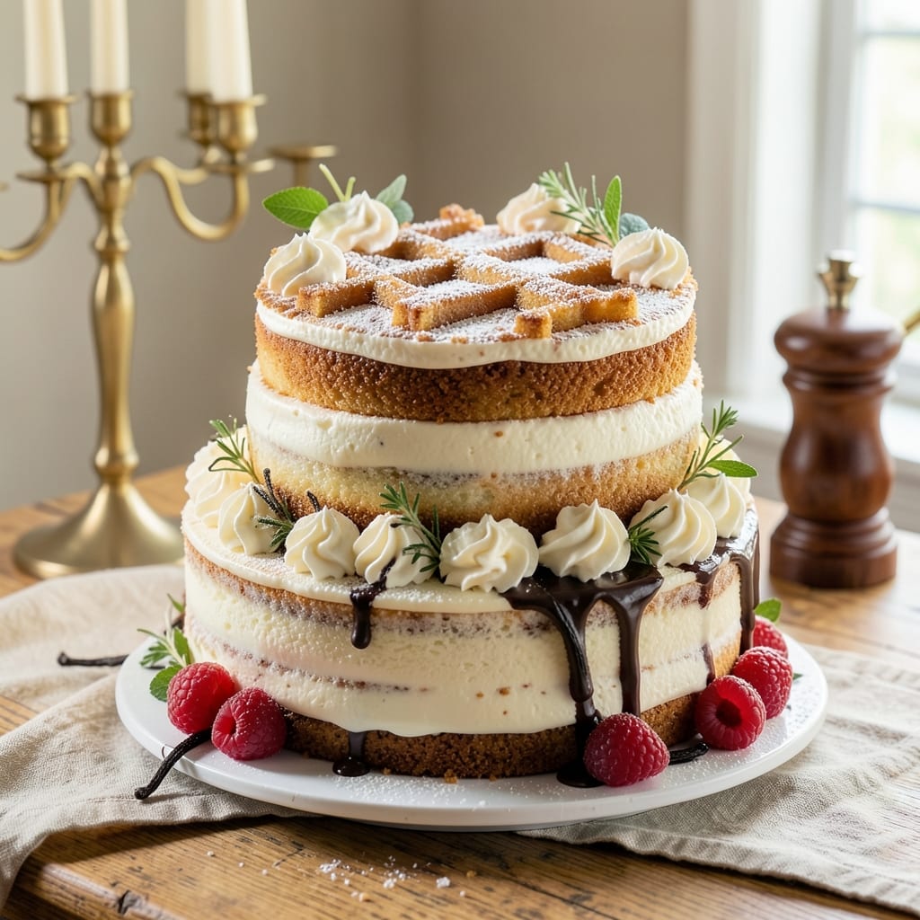 Amish Wedding Cake Recipe: Layered Vanilla Bean and Spice Harmony
