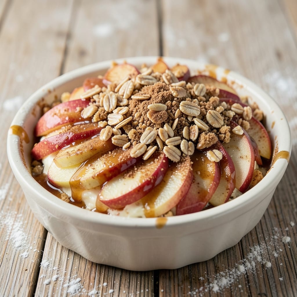 Apple Crisp Cheesecake Factory Recipe: Bakery-Style Streusel Crown Over Creamy Apple Filling