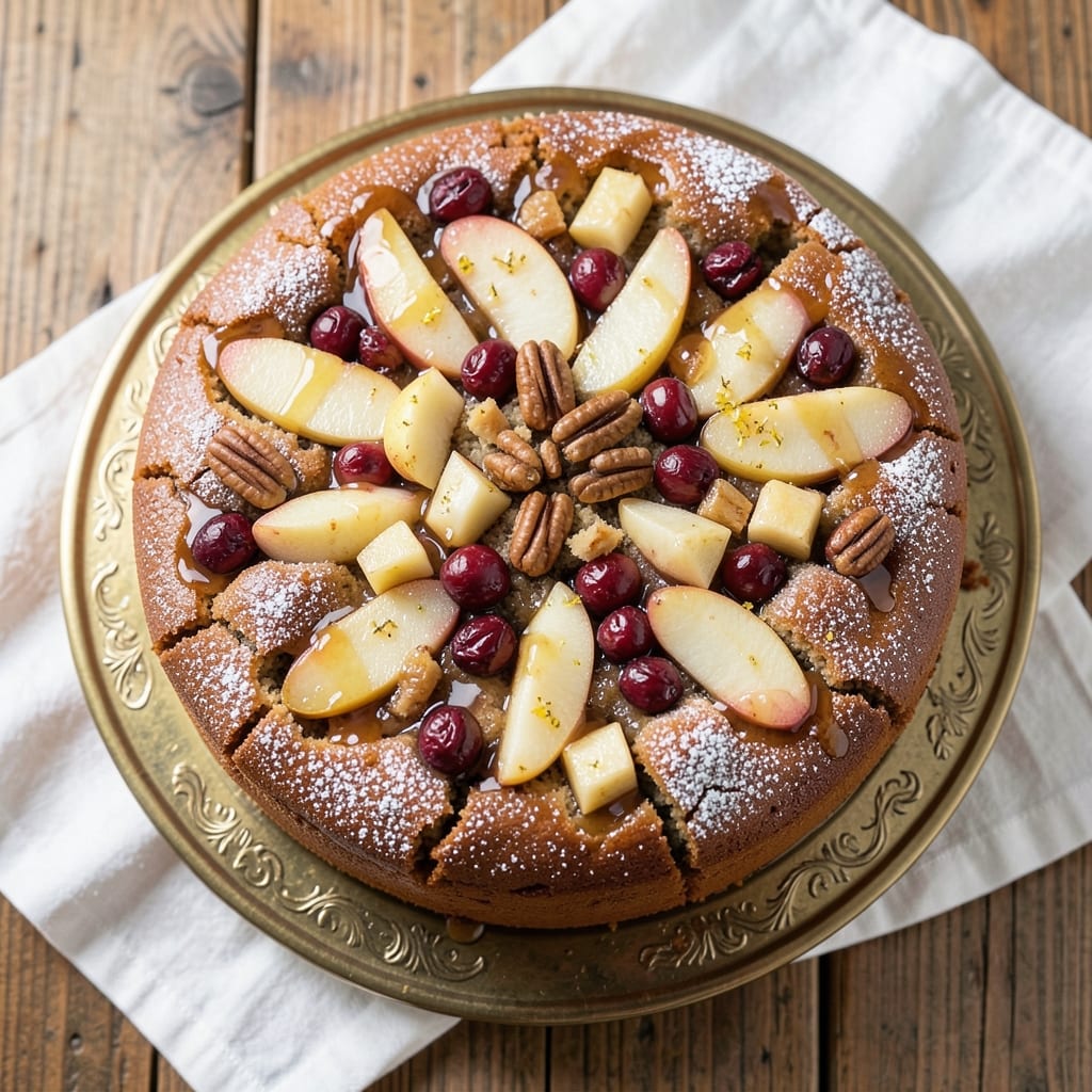 Autumn Fruit Cake Recipe: Spiced Rum-Infused Moisture With Buttery Streusel Crown
