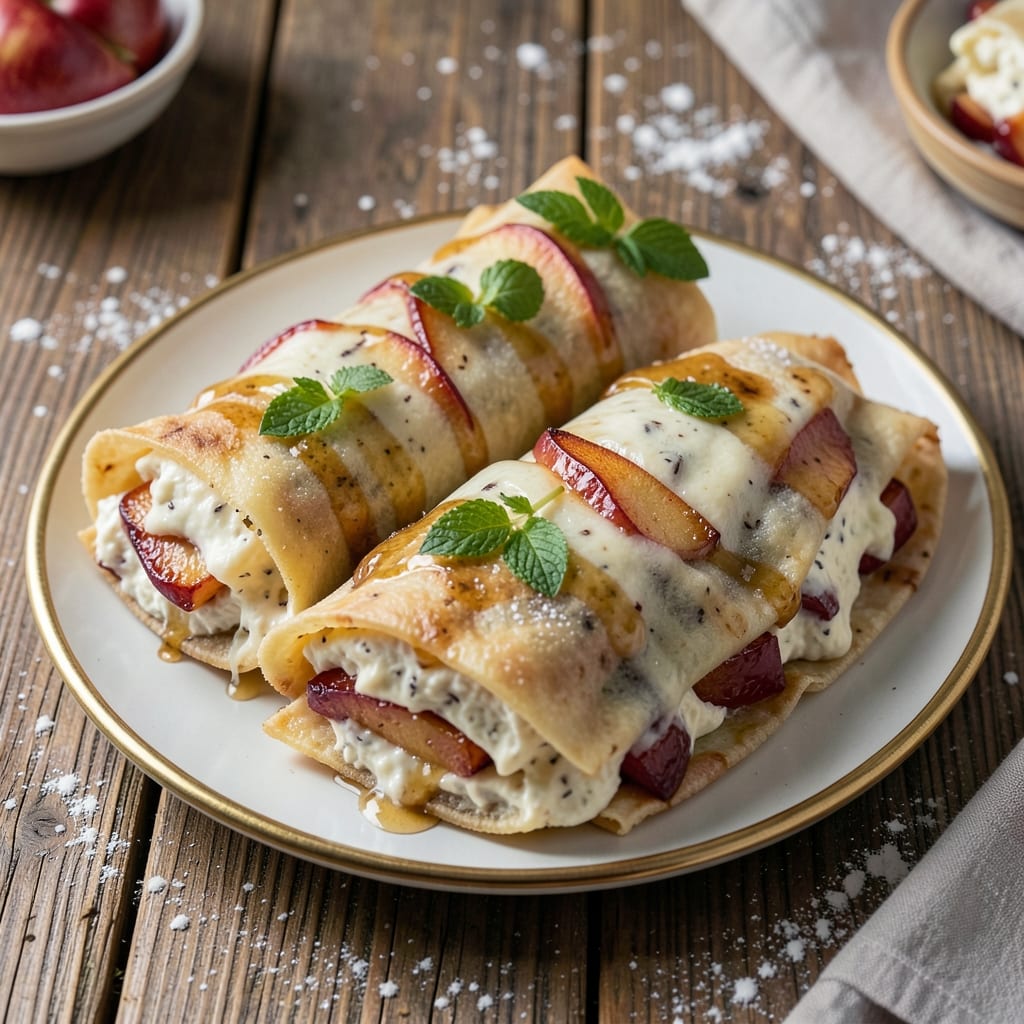 Apple Cheesecake Chimichangas Recipe: Crispy Wraps Stuffed With Creamy Cheesecake Filling