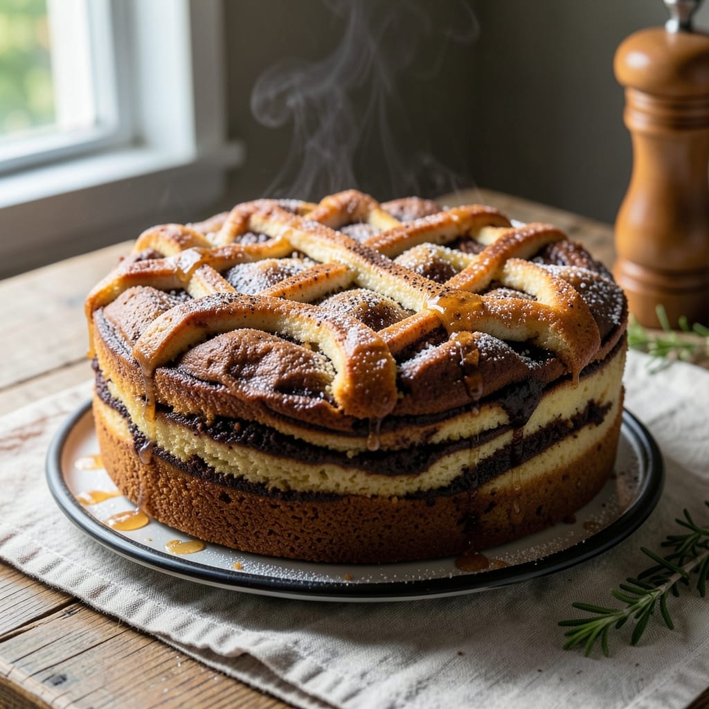 Aunt Anne's Coffee Cake Recipe: Buttery Streusel Crown Over Spiced Apple Layers