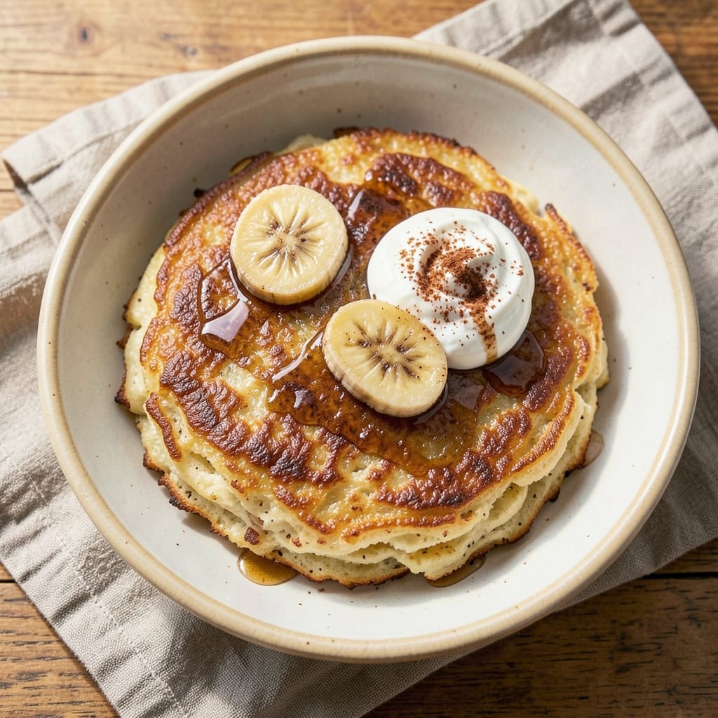 Baked Banana Pancake Recipe: Caramelized Sweetness With Zero Flips