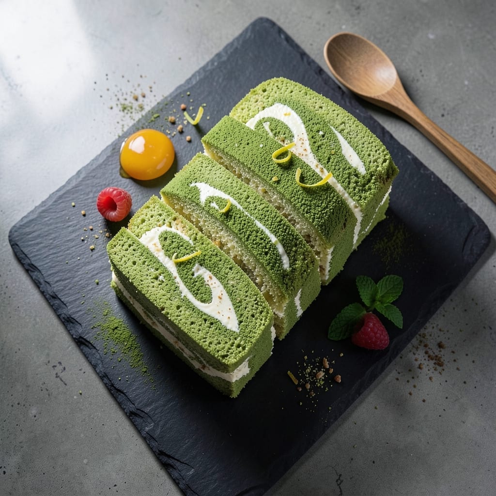 Asian Swiss Roll Cake Recipe: Silky Matcha and Red Bean Swirl Delight