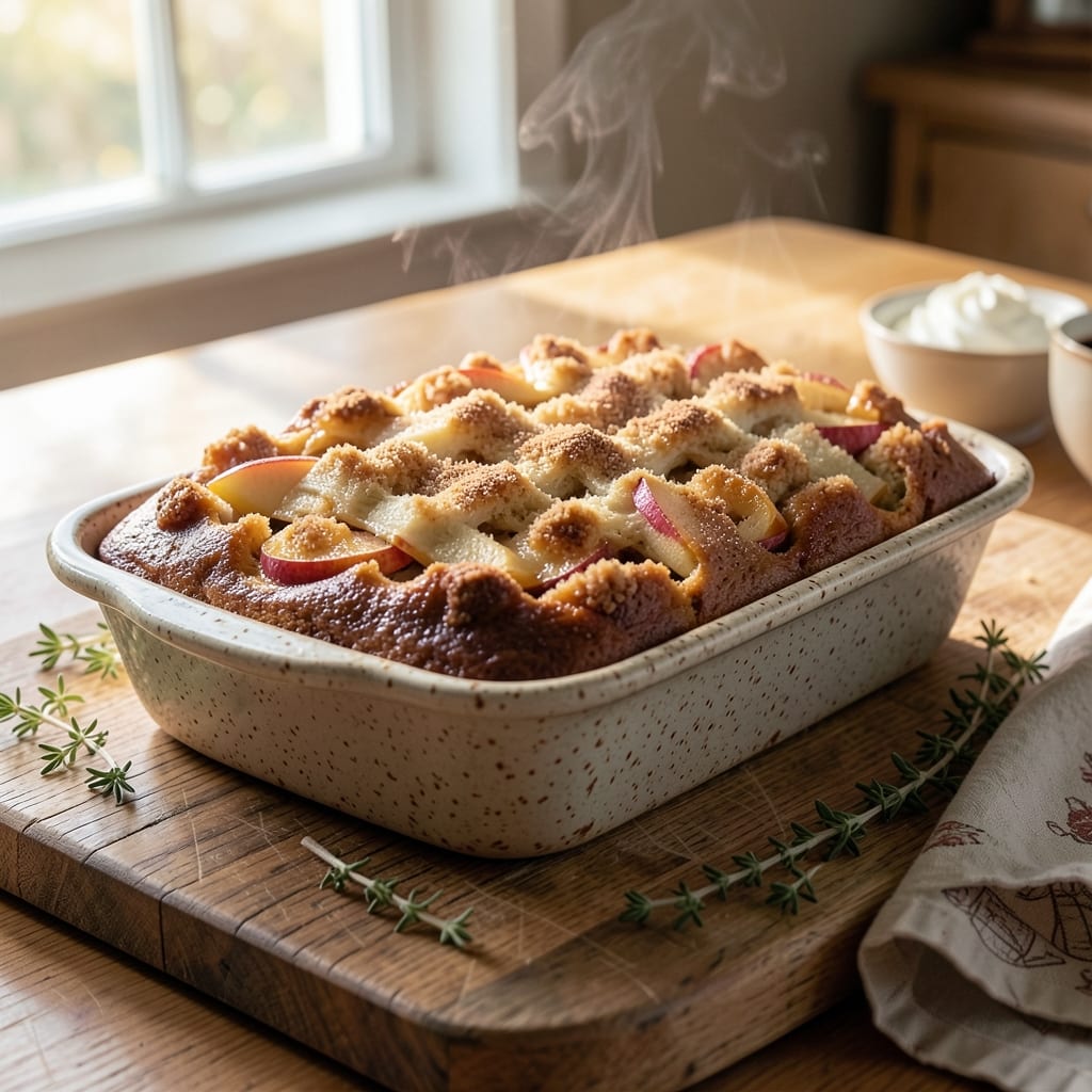 Amish Apple Coffee Cake Recipe: Spiced Fruit Streusel Stacks With Moist Layers