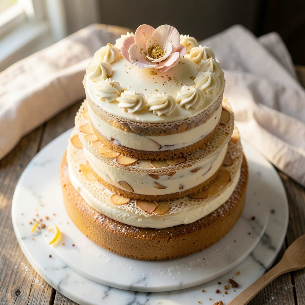 Martha Stewart's Almond Wedding Cake Recipe: Luxe Layers With Crunchy Top Magic