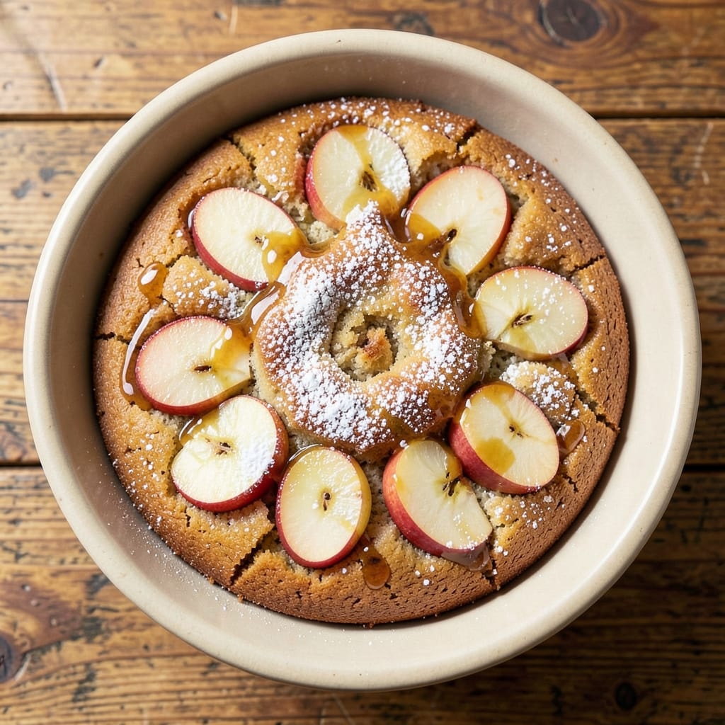 Apple Cake Recipe Using Cake Mix and Fresh Apples: No-Bake Streusel Crown Over Spiced Apple Layers
