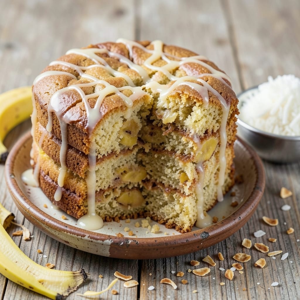Banana Cake Kerala Style Recipe: Warm Cardamom and Coconut Swirl Delight
