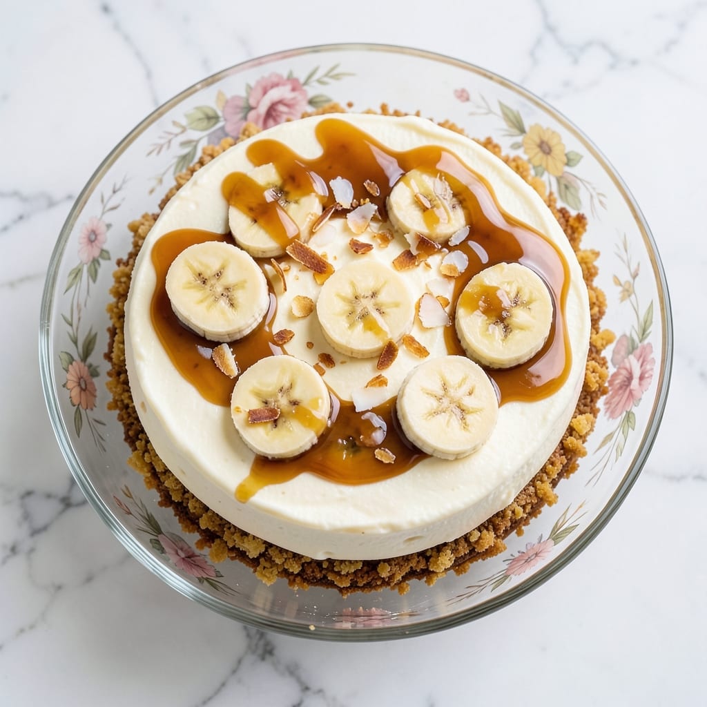 Banana Cream Cheesecake Factory Recipe: Swirled Vanilla Bean Frosting and Caramelized Banana Layers