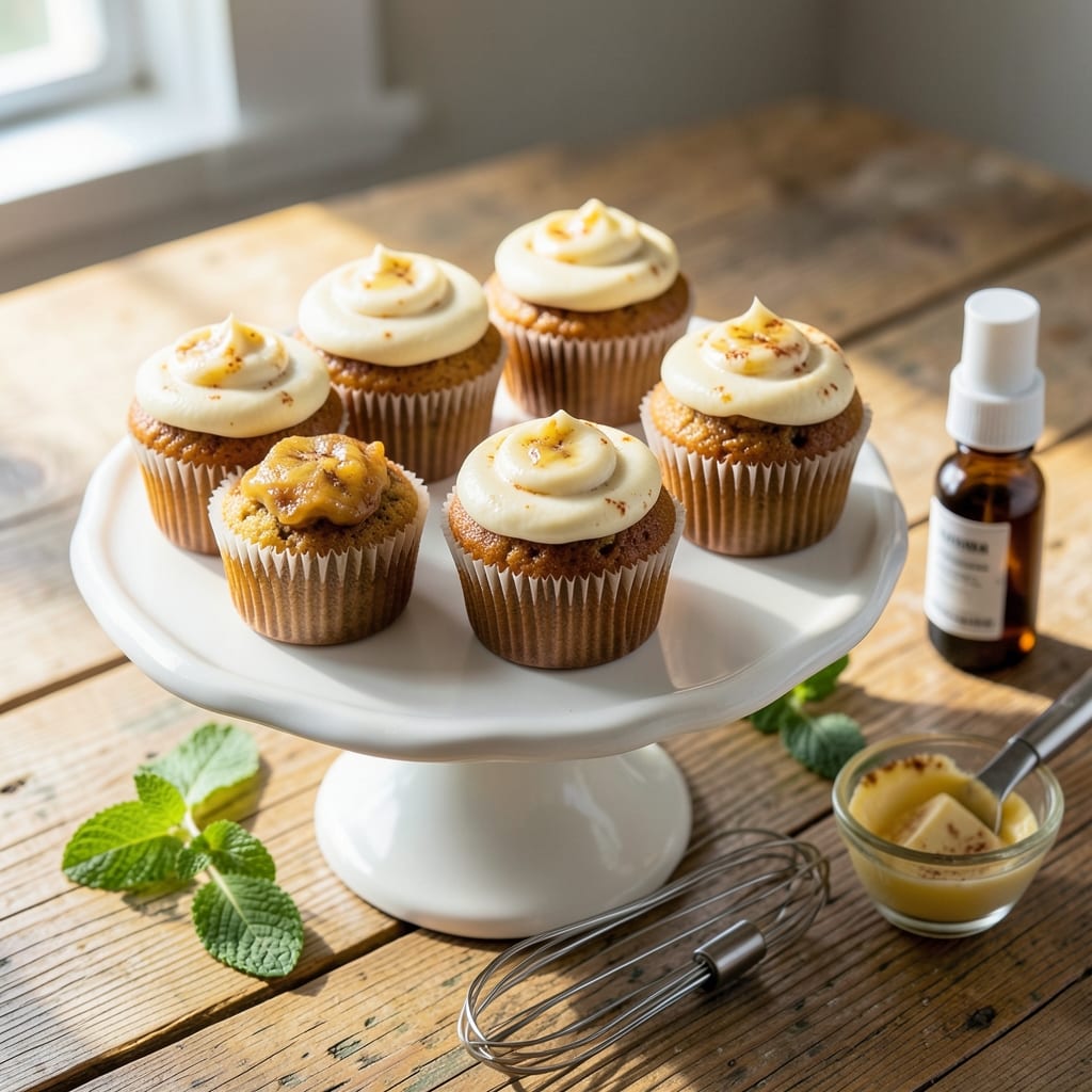 Banana Cupcake Recipe Eggless: Fluffy Vanilla Swirls Without a Trace of Eggs