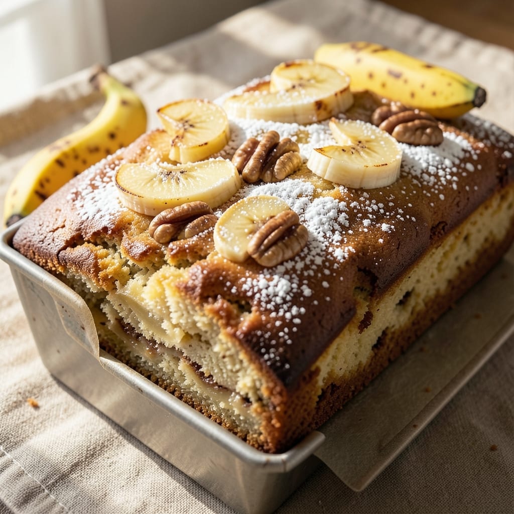 Banana Cake Loaf Tin Recipe: Single-Serve Indulgence With Caramelized Top