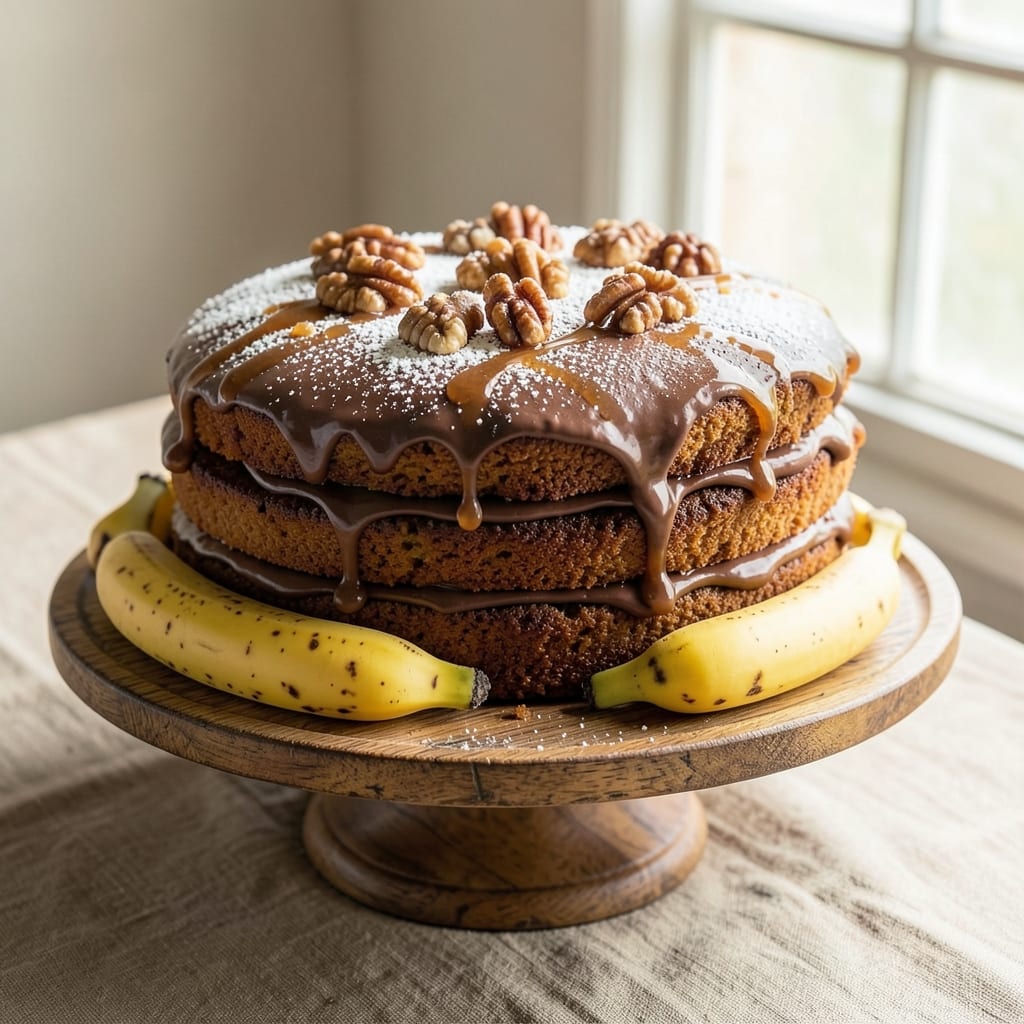 Banana Cake Recipe Using All-Purpose Flour: No-Oil Moisture Secrets for Perfectly Dense Crumb