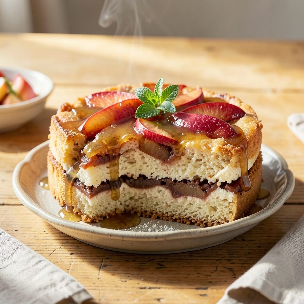 Apple Syrup Cake Recipe: Caramelized Apple Swirls in Buttery Layers