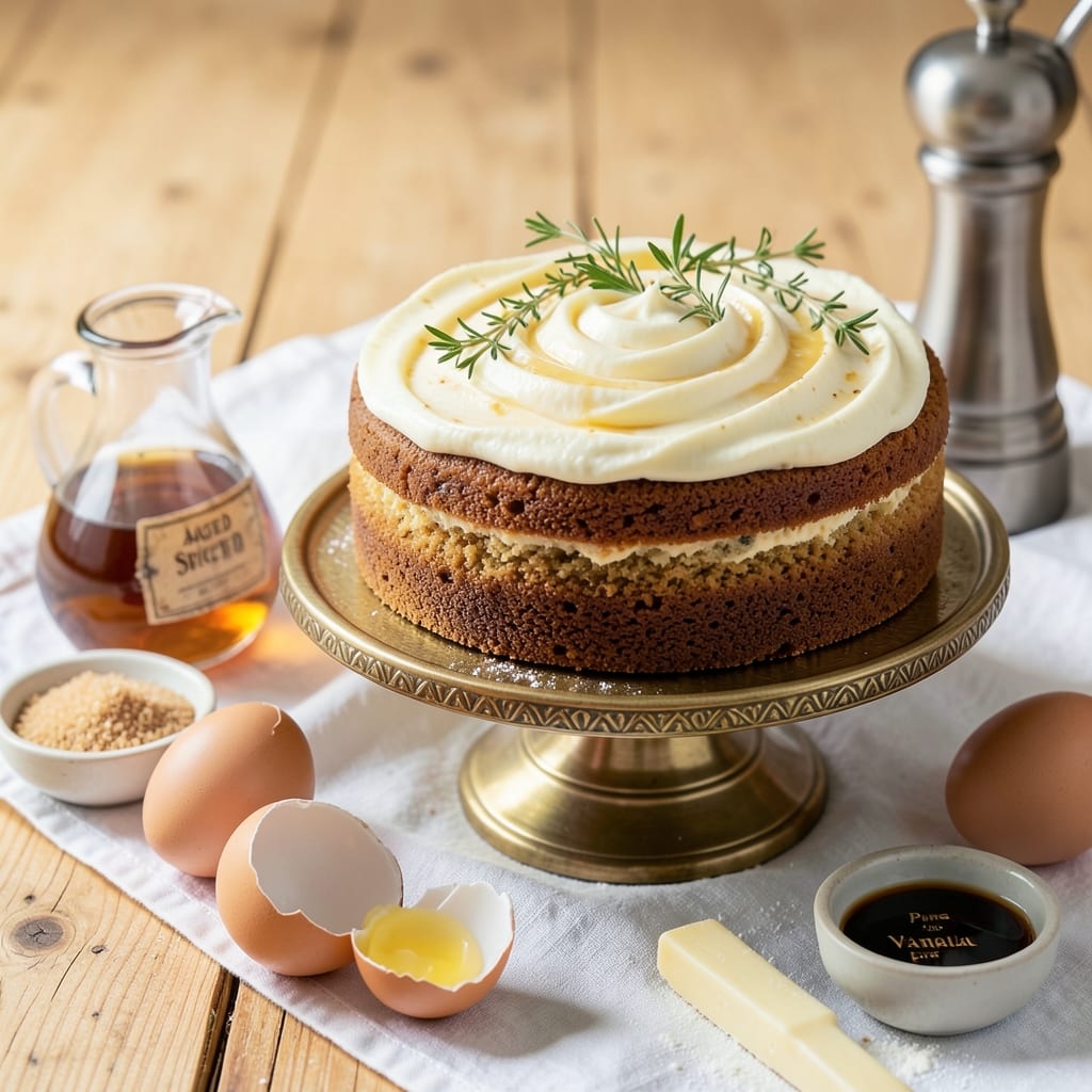 Bahamian Benny Cake Recipe: Spiced Rum-Infused Layers With Buttery Streusel Crown