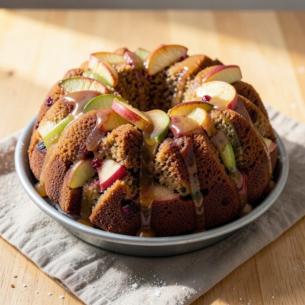 Apple Bundt Cake Recipe From Scratch: Spiced Apple Filling With Crunchy Streusel Crown