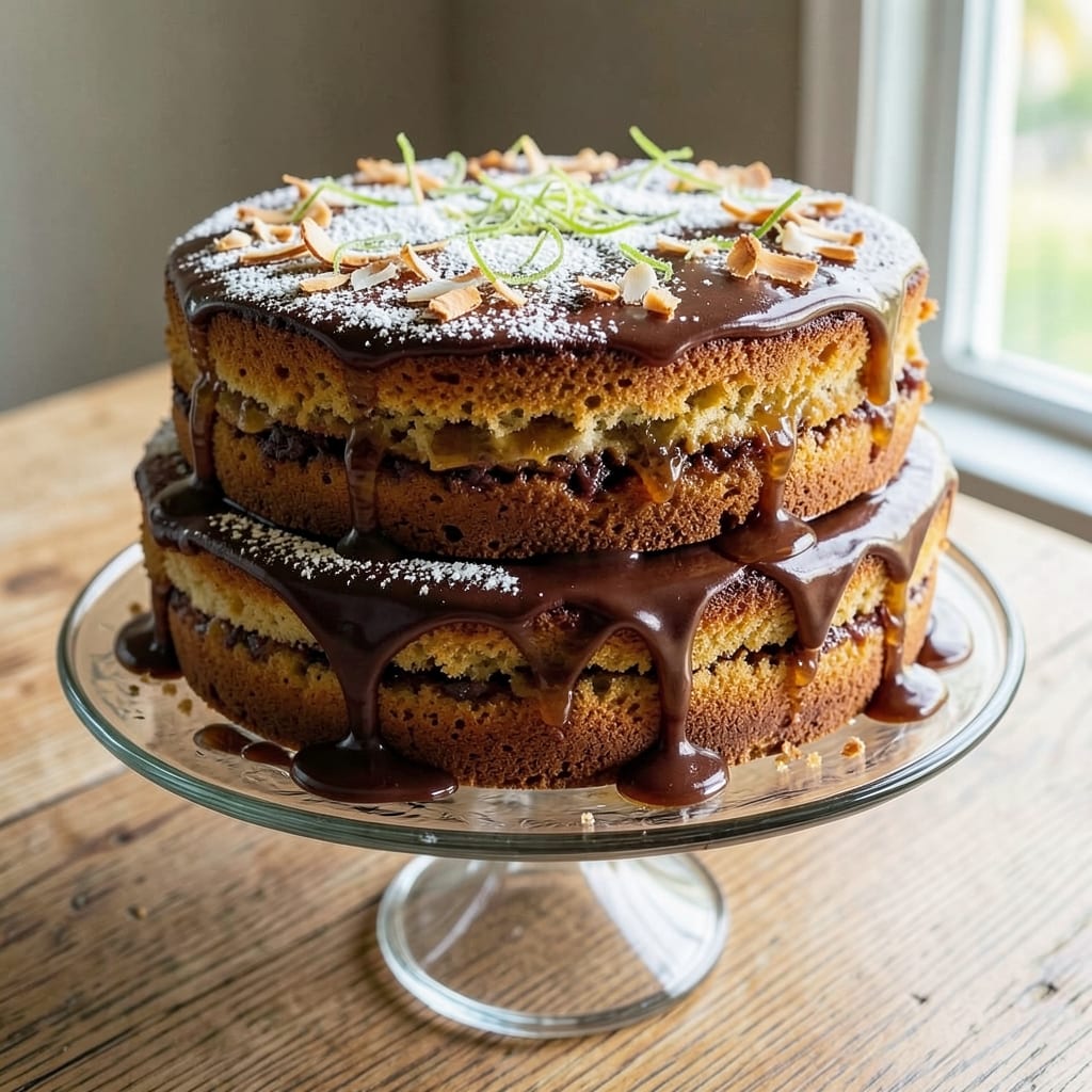 Almost Tortuga Rum Cake Recipe: Boozy Caramelized Layers With Crunchy Crown