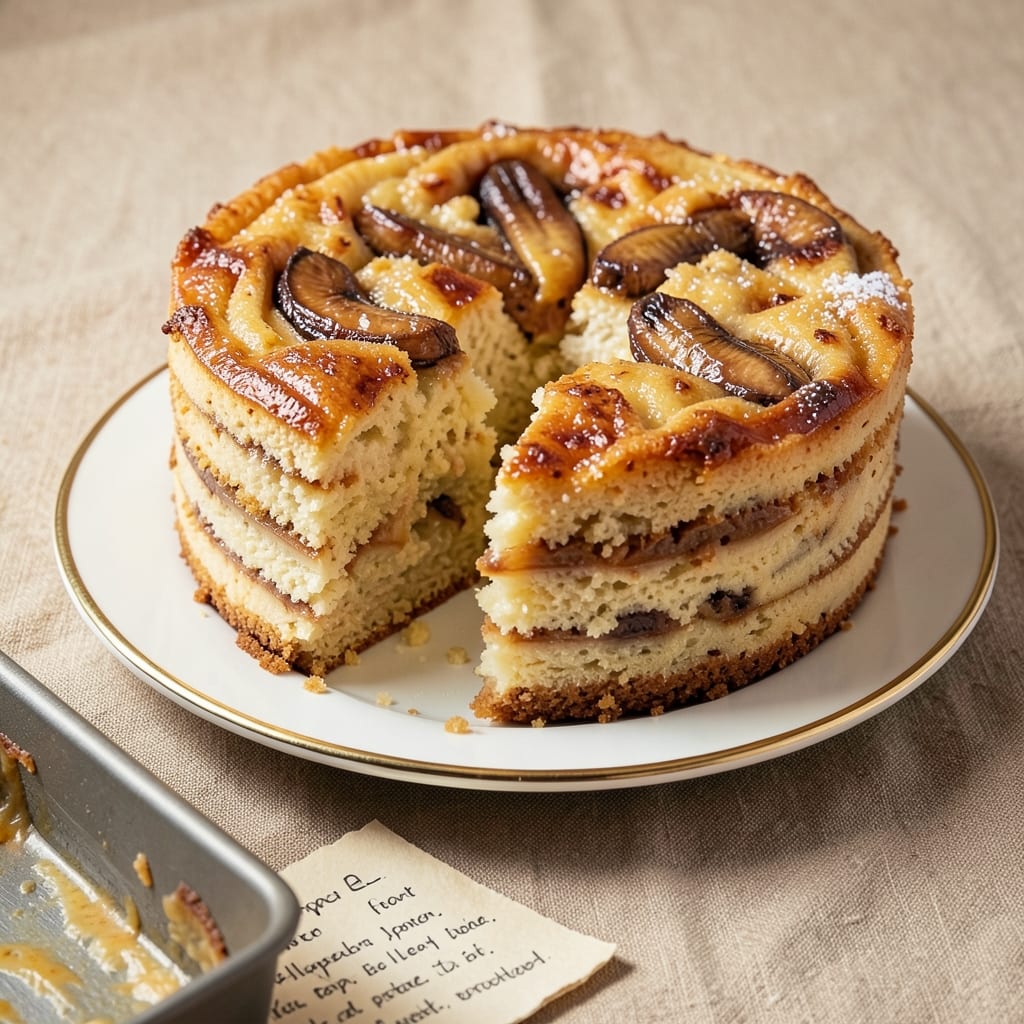 Banana Magic Cake Recipe: One-Bowl Wonder With Fudgy Swirls
