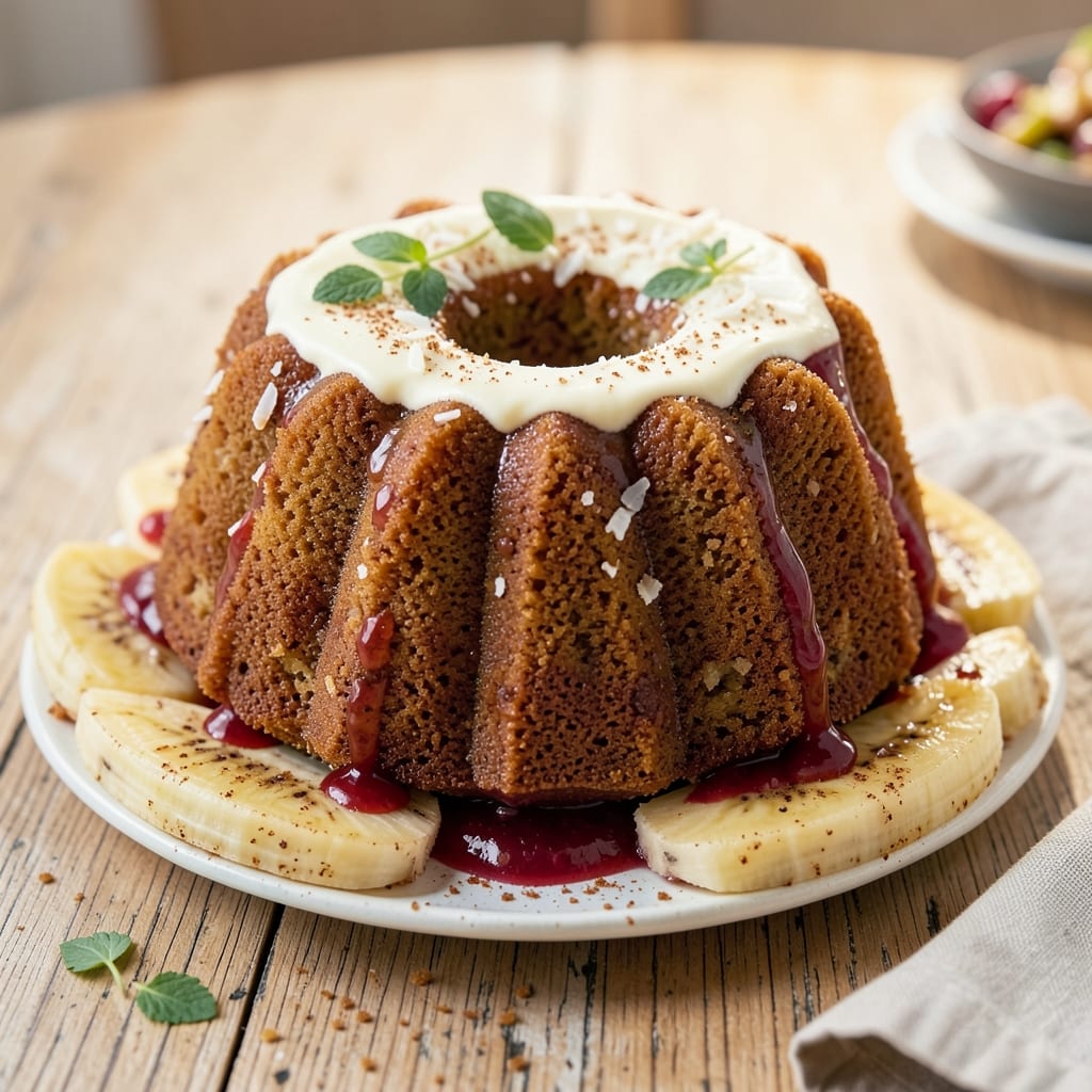 Banana Cinnamon Bundt Cake Recipe: Spiced Swirls and Caramelized Top Magic