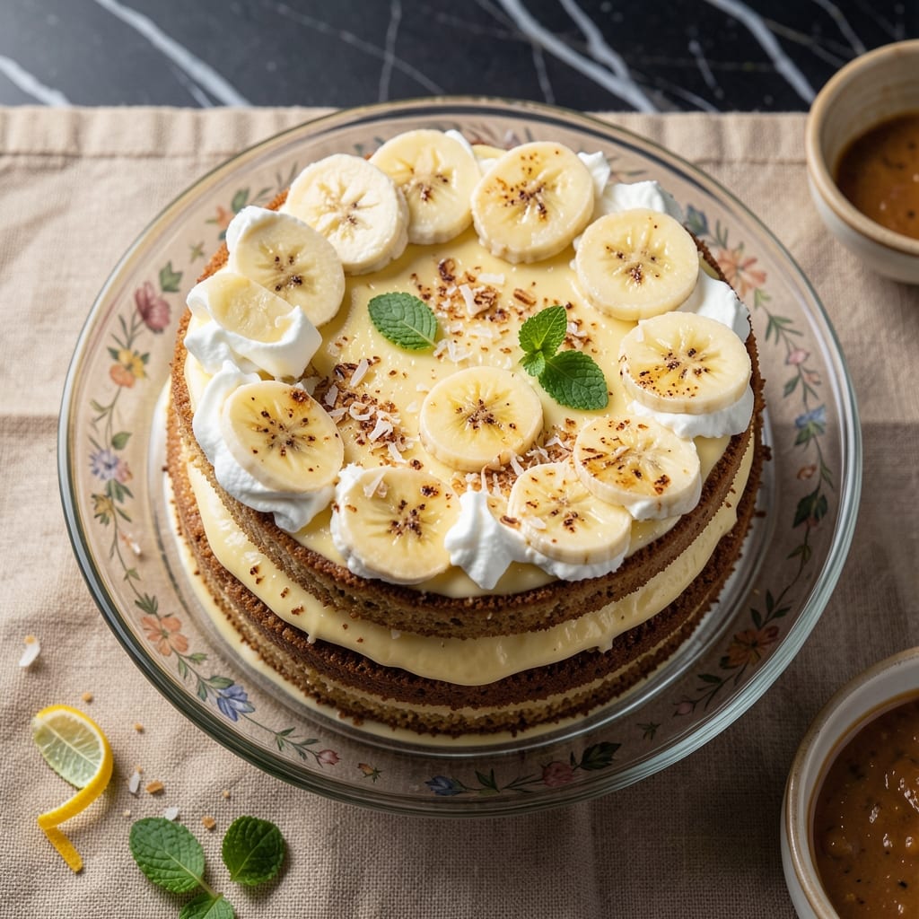 Banana Cream Pudding Cake Recipe: Three-Layer Magic With Vanilla Bean Swirls