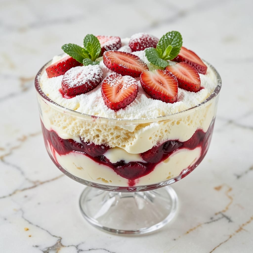 Angel Cake Trifle Recipe: Light-as-Air Layers With Boozy Vanilla Cream