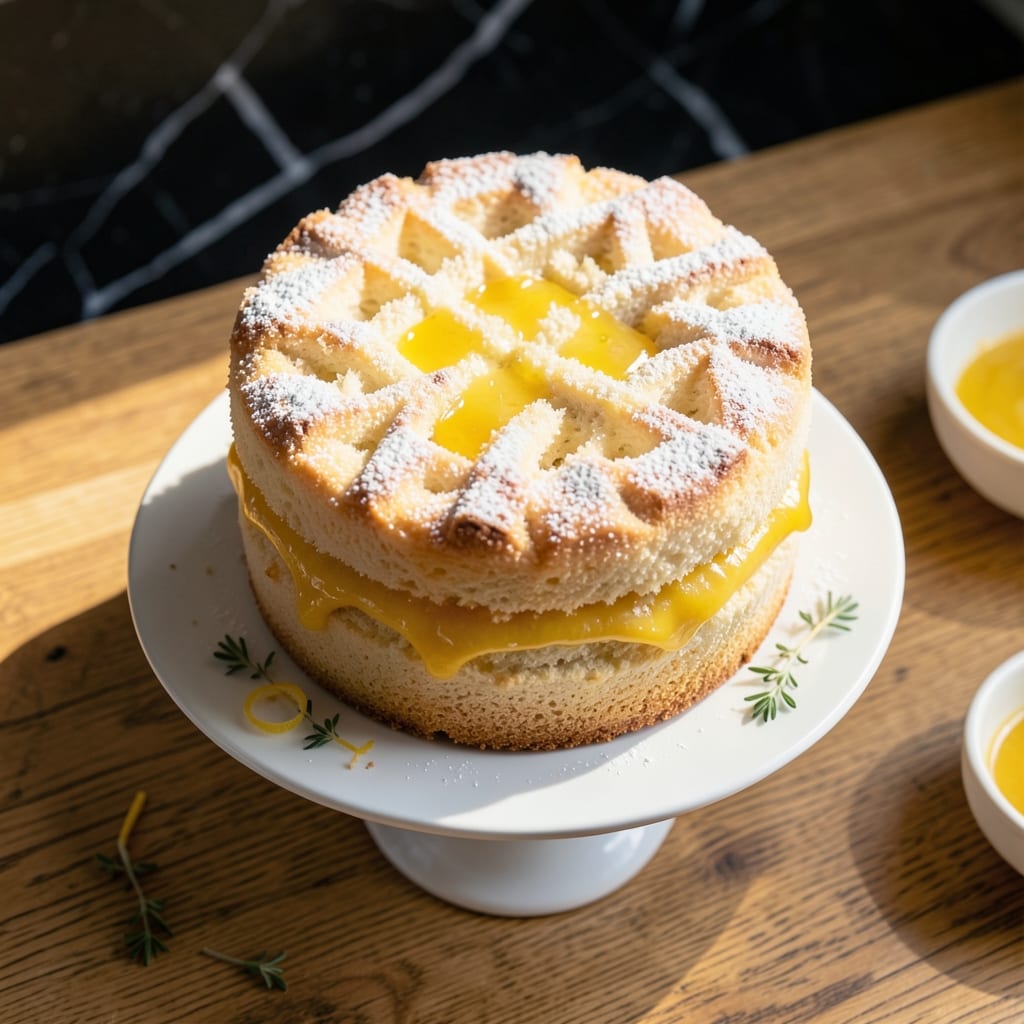 Angel Food Cake with Lemon Filling Recipe: Light-as-Air Layers With Zesty Citrus Kiss