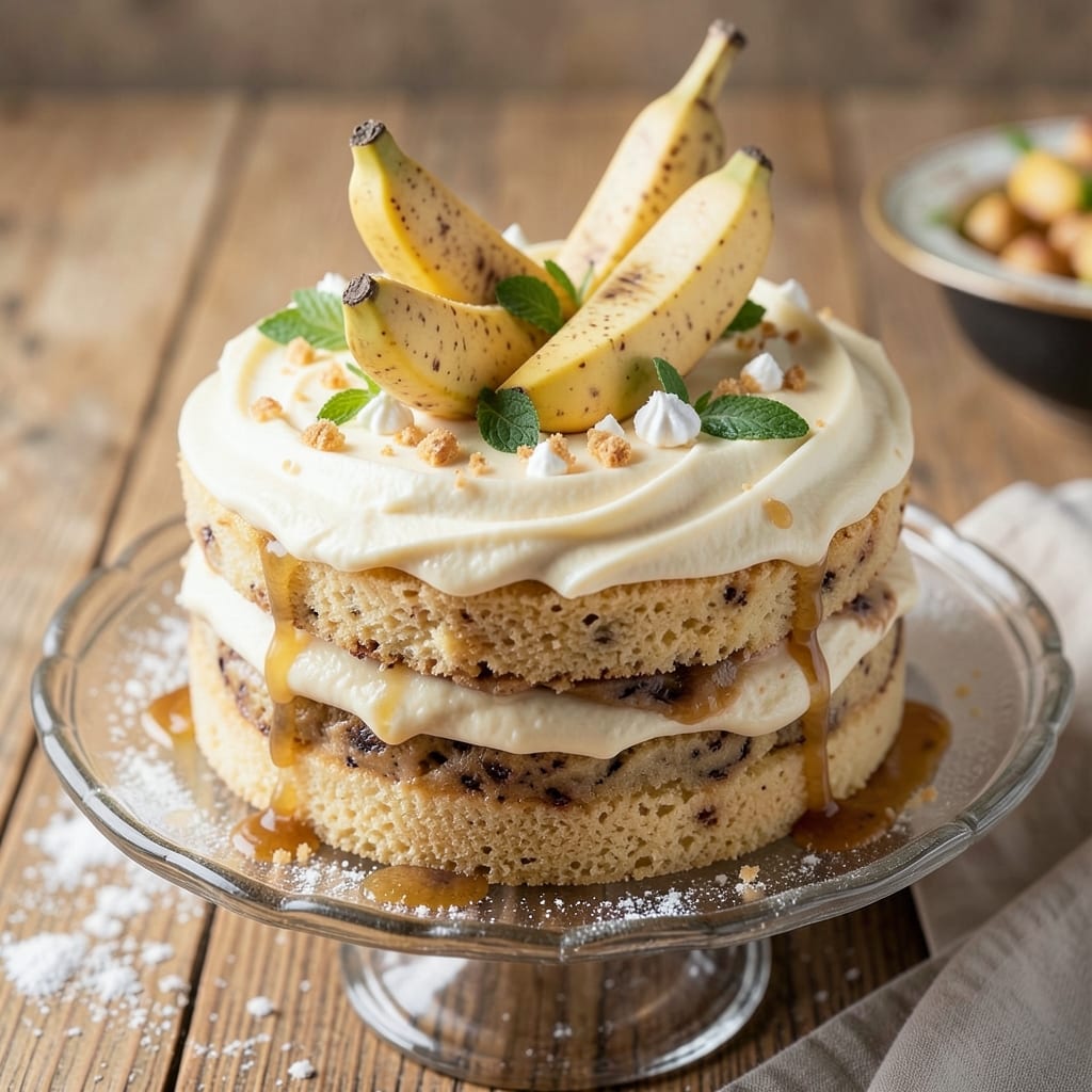 Banana Fairy Cake Recipe: Mini Vanilla Bean Layers With Caramelized Top